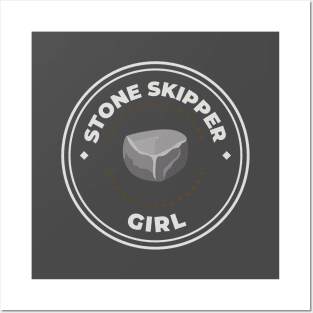 Stone skipper logo Posters and Art